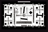 標(biāo)準(zhǔn)型ISO12233分辨率測試卡（2000線）- ISO12233 Test Chart